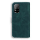 For OPPO A94 5G/F19 Pro+ 5G/Reno5 Z Skin Feel Pure Color Flip Leather Phone Case(Green)