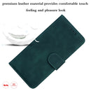 For OPPO A94 5G/F19 Pro+ 5G/Reno5 Z Skin Feel Pure Color Flip Leather Phone Case(Green)