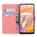 For OPPO Realme X7 5G (India)/V15 5G Skin Feel Pure Color Flip Leather Phone Case(Pink)