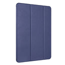 For iPad Pro 10.5 / Air3 10.5 inch Horizontal Flip Tablet PC PU Leather Case with Three-folding Holder & Pen Slot(Dark Blue)