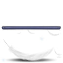 For iPad Pro 10.5 / Air3 10.5 inch Horizontal Flip Tablet PC PU Leather Case with Three-folding Holder & Pen Slot(Dark Blue)