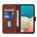 For Samsung Galaxy A53 5G Crossbody 3D Embossed Flip Leather Phone Case(Brown)