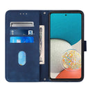 For Samsung Galaxy A53 5G Crossbody 3D Embossed Flip Leather Phone Case(Blue)