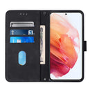 For Samsung Galaxy S21 5G Crossbody 3D Embossed Flip Leather Phone Case(Black)