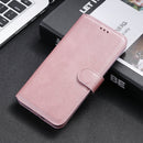 For Samsung Galaxy A23 4G/M23/F23 Classic Calf Texture PU + TPU Horizontal Flip Leather Case(Rose Gold)