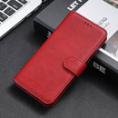 For Samsung Galaxy A23 4G/M23/F23 Classic Calf Texture PU + TPU Horizontal Flip Leather Case(Red)