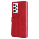 For Samsung Galaxy A23 4G/M23/F23 Classic Calf Texture PU + TPU Horizontal Flip Leather Case(Red)