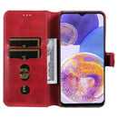 For Samsung Galaxy A23 4G/M23/F23 Classic Calf Texture PU + TPU Horizontal Flip Leather Case(Red)