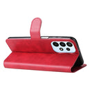 For Samsung Galaxy A23 4G/M23/F23 Classic Calf Texture PU + TPU Horizontal Flip Leather Case(Red)