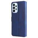 For Samsung Galaxy A23 4G/M23/F23 Classic Calf Texture PU + TPU Horizontal Flip Leather Case(Blue)