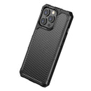 Carbon Fiber Shockproof Case For iPhone 13 Pro Max(Black)