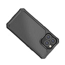 Carbon Fiber Shockproof Case For iPhone 13 Pro Max(Black)