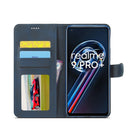 For Realme 9 Pro LC.IMEEKE Calf Texture Leather Phone Case(Blue)