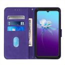 For Xiaomi 12 Crossbody 3D Embossed Flip Leather Phone Case(Purple)