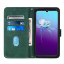 For Xiaomi 12 Crossbody 3D Embossed Flip Leather Phone Case(Dark Green)