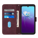 For Xiaomi 12 Crossbody 3D Embossed Flip Leather Phone Case(Wine Red)