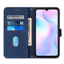 For Xiaomi Redmi 9A / 9i / 9AT Crossbody 3D Embossed Flip Leather Phone Case(Blue)