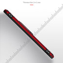 For Motorola Moto G8 Plus Armor Shockproof TPU + PC Protective Case with 360 Degree Rotation Holder(Black)