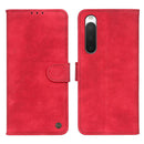 For Sony Xperia 10 IV/10 IIII Antelope Texture Magnetic Buckle Leather Phone Case(Red)