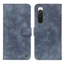 For Sony Xperia 10 IV/10 IIII Antelope Texture Magnetic Buckle Leather Phone Case(Blue)
