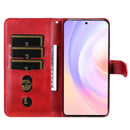 For Honor 50 SE / Huawei Nova 9 SE Fashion Calf Texture Zipper Horizontal Flip Leather Case(Red)