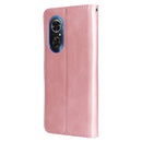 For Honor 50 SE / Huawei Nova 9 SE Fashion Calf Texture Zipper Horizontal Flip Leather Case(Rose Gold)