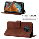 For Nokia G50 Crossbody 3D Embossed Flip Leather Phone Case(Brown)
