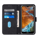 For Nokia G50 Crossbody 3D Embossed Flip Leather Phone Case(Black)