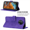 For Nokia G50 Crossbody 3D Embossed Flip Leather Phone Case(Purple)