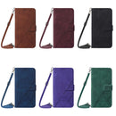 For Nokia X20 / X10 Crossbody 3D Embossed Flip Leather Phone Case(Wine Red)