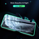 Luminous Shatterproof Airbag Tempered Glass Film For iPhone 13 / 13 Pro