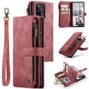 For Samsung Galaxy A53 5G CaseMe C30 Multifunctional Phone Leather Case with Holder & Card Slot & Wallet(Red)
