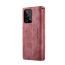 For Samsung Galaxy A53 5G CaseMe C30 Multifunctional Phone Leather Case with Holder & Card Slot & Wallet(Red)