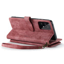 For Samsung Galaxy A53 5G CaseMe C30 Multifunctional Phone Leather Case with Holder & Card Slot & Wallet(Red)