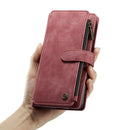 For Samsung Galaxy A53 5G CaseMe C30 Multifunctional Phone Leather Case with Holder & Card Slot & Wallet(Red)