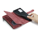 For Samsung Galaxy A53 5G CaseMe C30 Multifunctional Phone Leather Case with Holder & Card Slot & Wallet(Red)