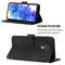 For Tecno Camon 16 Crossbody 3D Embossed Flip Leather Phone Case(Black)