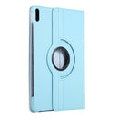 For Huawei Matepad Pro 10.8 inch 360 Degree Rotation Litchi Texture Flip Leather Case with Holder(Sky Blue)