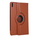 For Huawei Matepad Pro 10.8 inch 360 Degree Rotation Litchi Texture Flip Leather Case with Holder(Brown)