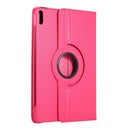 For Huawei Matepad Pro 10.8 inch 360 Degree Rotation Litchi Texture Flip Leather Case with Holder(Rose Red)