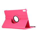 For Huawei Matepad Pro 10.8 inch 360 Degree Rotation Litchi Texture Flip Leather Case with Holder(Rose Red)