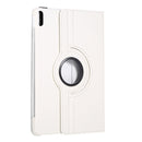 For Huawei Matepad Pro 10.8 inch 360 Degree Rotation Litchi Texture Flip Leather Case with Holder(White)