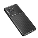 For vivo IQOO Neo6 Carbon Fiber Texture Shockproof TPU Phone Case(Black)