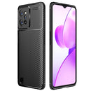 For OPPO Realme C31 4G Carbon Fiber Texture Shockproof TPU Phone Case(Black)
