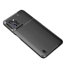 For OPPO Realme C31 4G Carbon Fiber Texture Shockproof TPU Phone Case(Black)
