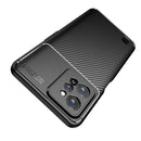 For OPPO Realme C31 4G Carbon Fiber Texture Shockproof TPU Phone Case(Black)