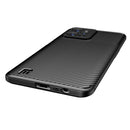 For OPPO Realme C31 4G Carbon Fiber Texture Shockproof TPU Phone Case(Black)