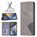 For Motorola Moto G22 Prismatic Invisible Magnetic Leather Phone Case(Grey)