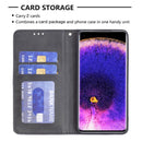 For OPPO Find X5 Prismatic Invisible Magnetic Leather Phone Case(Black)
