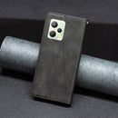 For OPPO Realme C35 Prismatic Invisible Magnetic Leather Phone Case(Black)